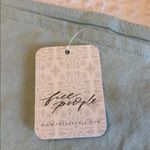 Free People NEW!  BEACH Josie X-Large Mini Dress Chic Ruffled Sleeves Light Blue Photo 11