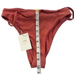 ANDIE NWT Swim Riviera High-Waisted Bikini Bottom Punch Orange XS Retro Fun Photo 7