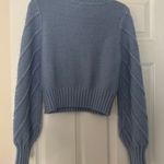 Cable Knit Sweater Blue Size M Photo 1