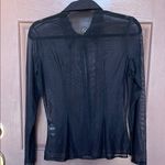 Market & Spruce  Black Sheer Men's Shirt Photo 3