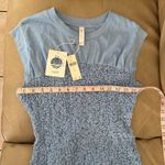 Anthropologie Anthro Daily Practice Deep End Short-Sleeve Smocked Midi Dress. Sz S. MSRP $138 Photo 10