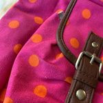 Candie's  Pink and Orange Polka Dot Tote Bag Photo 2