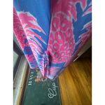 Lilly Pulitzer  Blanca Stretch Romper Blue Haven Little Flamenco Print Photo 3