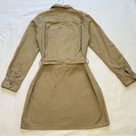 J.Crew Women’s Light Brown Belted Utility Shirt Dress Approx Size S/M Fall Photo 6