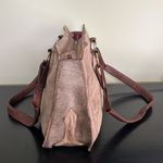 Nardelli Italian Made Tan Leather with Calf hair Large Shoulder Bag Brown Photo 10