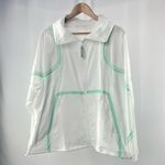 NWT adidas by Stella McCartney Full Zip Jacket in White Size Small Photo 3