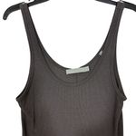 Vince  Gray Favorite Ribbed Tank Top M Photo 2