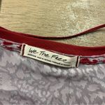 We The Free NWT  Teddy Burnout Short Sleeve T-shirt in Berry Combo Size Medium Photo 5