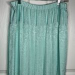 In The Mood Skirt Blouse Set Sz 8 Mint Green Vintage Style Pleated Lace Photo 11