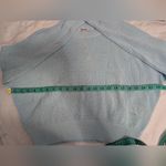 Madewell NWTS  Loose Knit Cotton Blend Sweater XSmall Baby Blue Photo 6