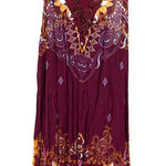 Free People Intimately‎  Size XS Sleeveless Slip Dress Purple Lace Floral Print Photo 0