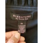 Signature By Robbie Bee Womens Dress Size PM Black Ruffle Corporate Girlboss Photo 8