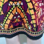 ECI  Bohemian stained glass dress woman size 10 above the knee length Photo 5