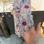 Roller Rabbit  Floral Tiered Bohemian Tassle Dress ~ Size Small 🧡🍄 Photo 5