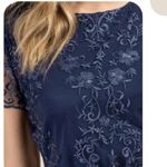 Francesca’s Collections Size Small Francescas Collections Isabella Navy blue Lace Floral Dress NWT Photo 5