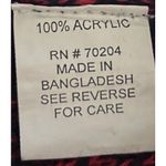 Brittany Black Women's Red Black Marbled Ruffled Long Sleeve Sweater Size 2X Photo 5