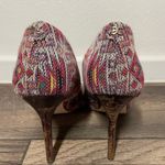 Sam Edelman Hazel Pump Pointed Toe Stiletto Heels Aztec Western Navajo Weave 7 Photo 4
