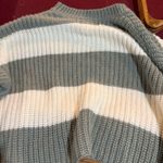 Jessica Simpson Green and White Sweater  Photo 2