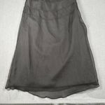 Vtg Tessuto Womens 6 Black Silk Sleeveless Dress Made in USA Side Zipper Photo 1