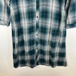 J.Jill Plaid Long Sleeve Button Front Maxi Shirt Dress Women's Photo 3