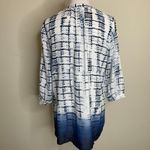 Willi Smith Patterned Blouse 3/4 Sleeve Sz Small Photo 1