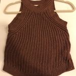 B.Original Brown Sweater Tank Top Photo 0