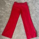 BCBGMAXAZRIA Vintage Red Flare Leg pants Photo 0