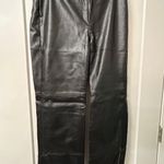 Princess Polly Black Leather Pants Photo 0