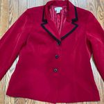 Worthington  Red Blazer
 with Black Accents Photo 0