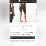 Lululemon Align Super High-Rise Short 10” - size 6 Photo 5