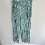 Young Fabulous and Broke  YFB Strapless Eyelet Ellis Jumpsuit In Surf Blue Size S   Photo 2