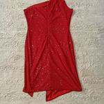 Red shimmer dress size L Size L Photo 14
