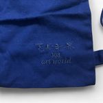 We Art Media Blue Canvas Tote Bag Photo 5