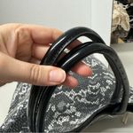 Betsey Johnson Betsyville Black White Floral Sequined Tote Bag Handbag Tote Purse Y2K McBling Photo 3