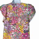 Kate Spade ‎ Floral Dots Burnout Blouse in Pink Multicolor Size XS Photo 6