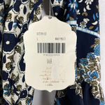Altar'd State NWT  Wrap Dress Boho Floral Blue Navy White Size Small Easter Modest Photo 3