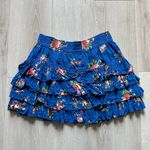 Abercrombie & Fitch Floral Ruffled Mini Skirt Size Medium Photo 0