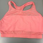 Victoria's Secret Victoria Sport Peach Sports Bra, sheer straps, women size medium athletic Photo 0