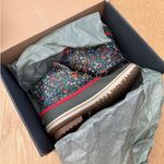 Eddie Bauer The Great +  Rain Booties Floral Size 9 Green Red Yellow Photo 0