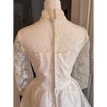 Vintage 60's 70's Victorian Lace Prairie Cottage Wedding Gown Dress High Neck Size undefined Photo 7