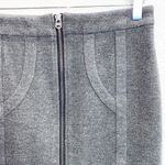 Shades Of Grey By Micah Cohen Gray Zip Front Career Business Pencil Skirt Photo 1