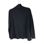 Eileen Fisher  Black Turtleneck Long Sleeve Oversized Top XS Photo 3