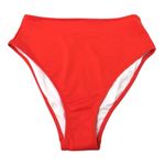 PINK - Victoria's Secret VS PINK Active Swimwear women’s medium bright orange high waisted bikini bottoms Photo 0