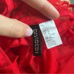 H&M Divided Red Lace Bodysuit Photo 6