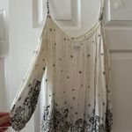 Ecote Patterned Cold Shoulder Top Photo 2