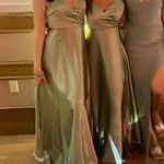 Sage Maxi Dress Green Size L Photo 1