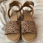 Altar'd State Leopard cheetah print espadrille platform sandals Photo 1