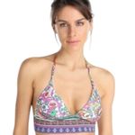 Trina Turk  Multicolor Lightly Padded Bikini Top Women Swimsuit Size 8 | 66-10 Photo 4