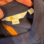 Boden Navy Short Sleeve Midi Dress | Size 10L Blue Photo 1