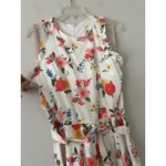 Gal Meets Glam  Beverly Cotton Floral Cropped Jumpsuit Size 6 Cute Preppy Party Photo 2